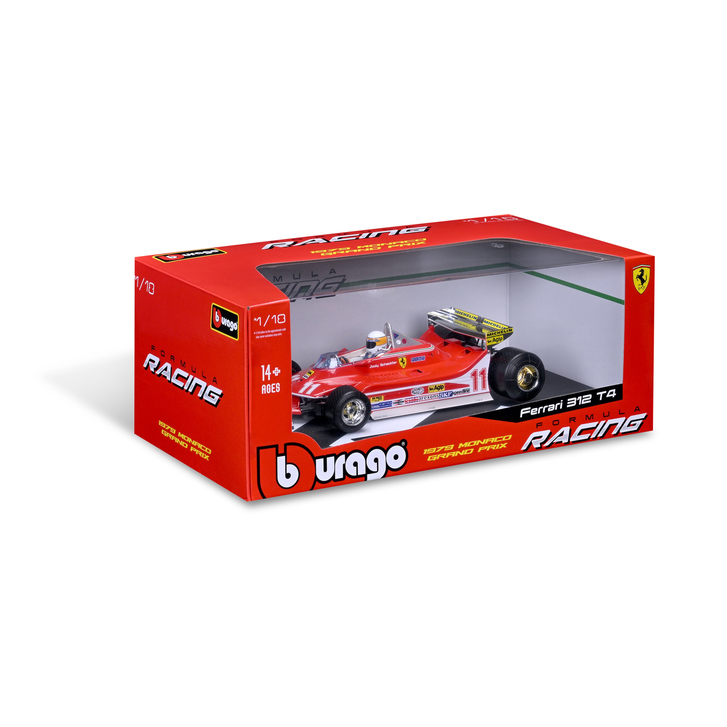 bburago-f1-ferrari-312-t4-short-tail-11-modellauto-1-18 image 2
