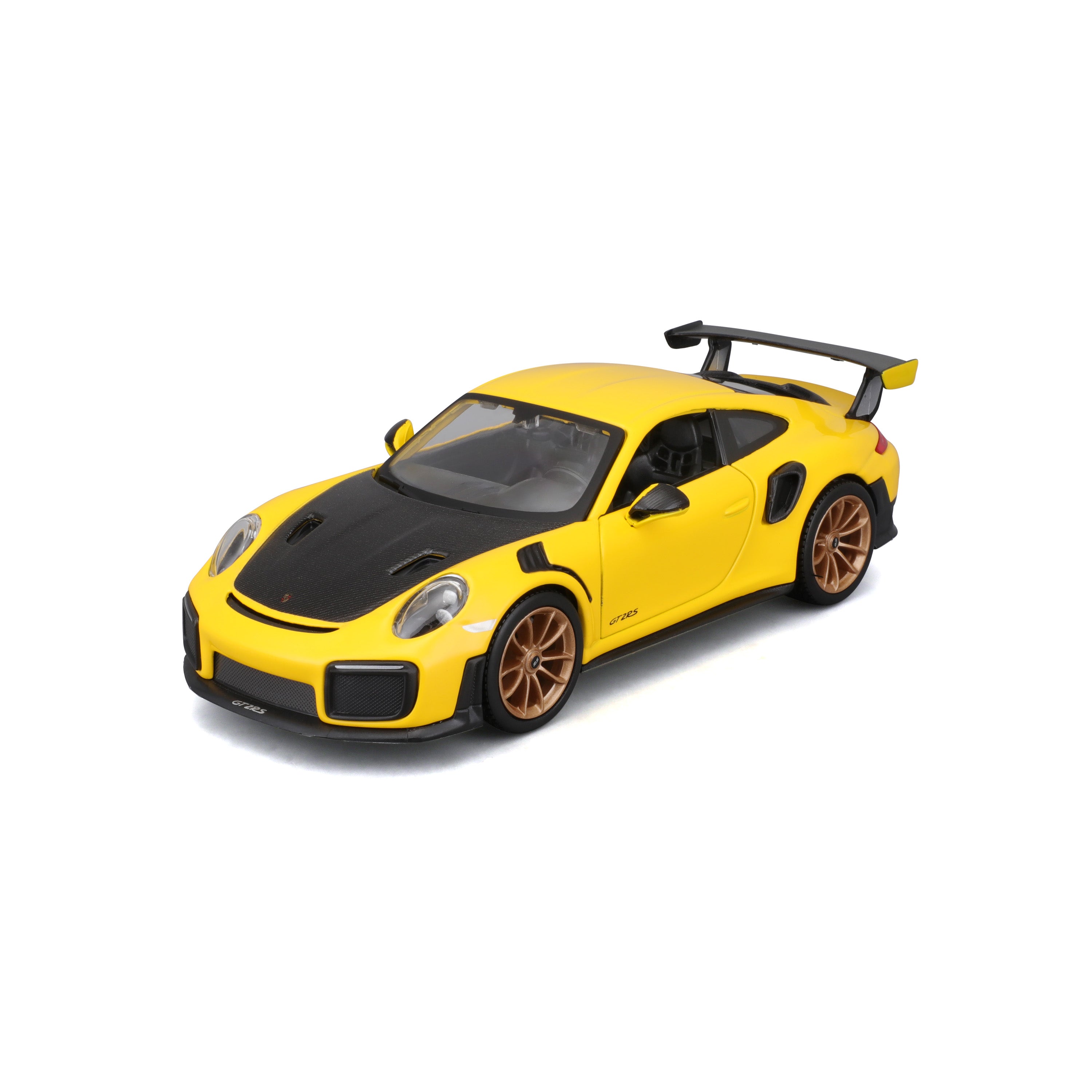 bburago-street-cars-porsche-911-gt2-rs-modellauto-1-24-gelb image 1