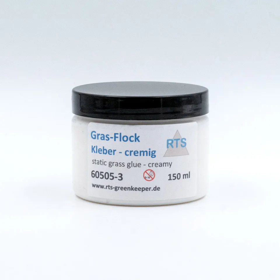 rts-greenkeeper-klebstoffe-gras-flock-kleber-cremig-150-ml image 1