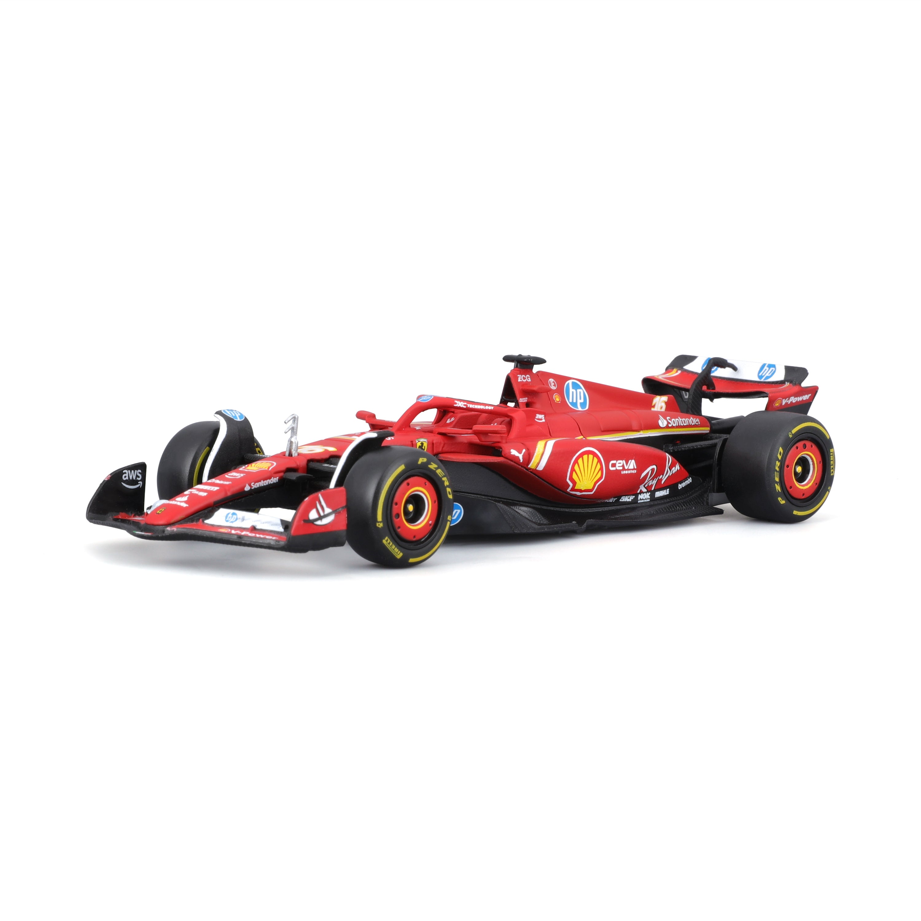 bburago-f1-iveco-s-way-ferrari-sf-24-set-modellauto-1-43 image 3