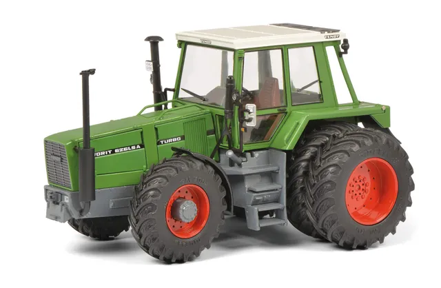 schuco-fendt-626-lsa-modelltraktor-1-32-zwilling-gr-n image 1