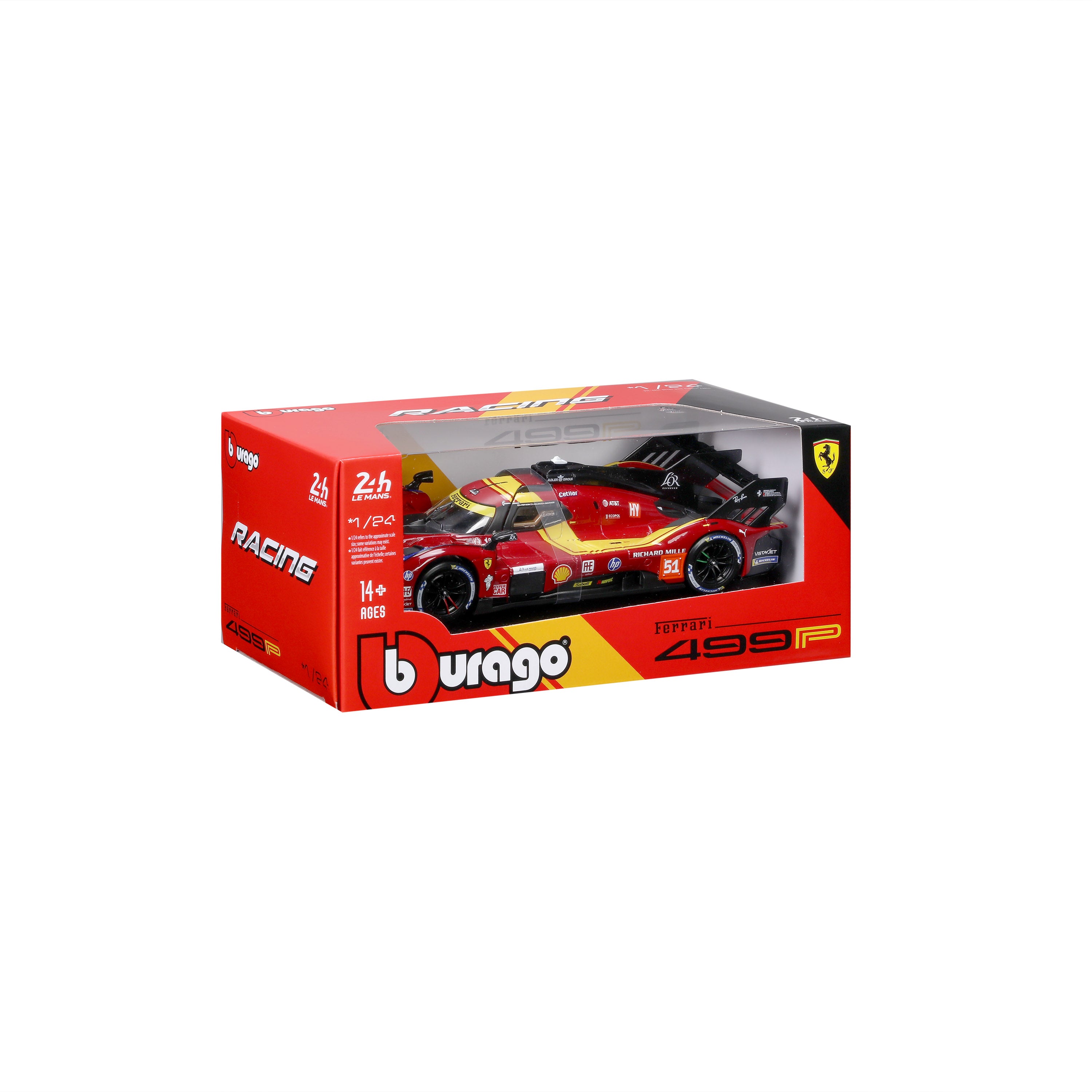 bburago-racing-ferrari-499p-51-modellauto-1-24-le-mans image 2