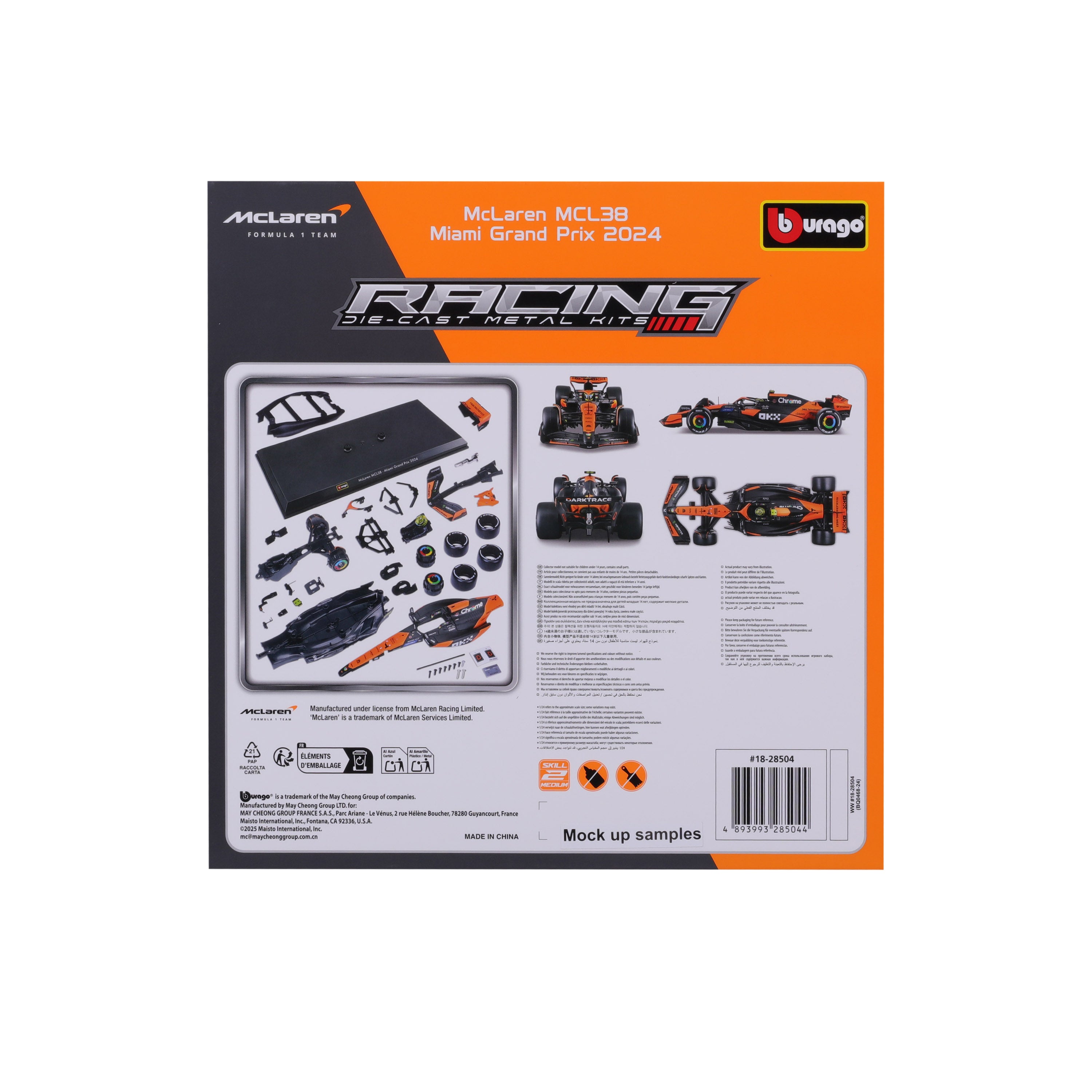 bburago-model-kit-mclaren-mcl38-norris-bausatz-1-24-4 image 7