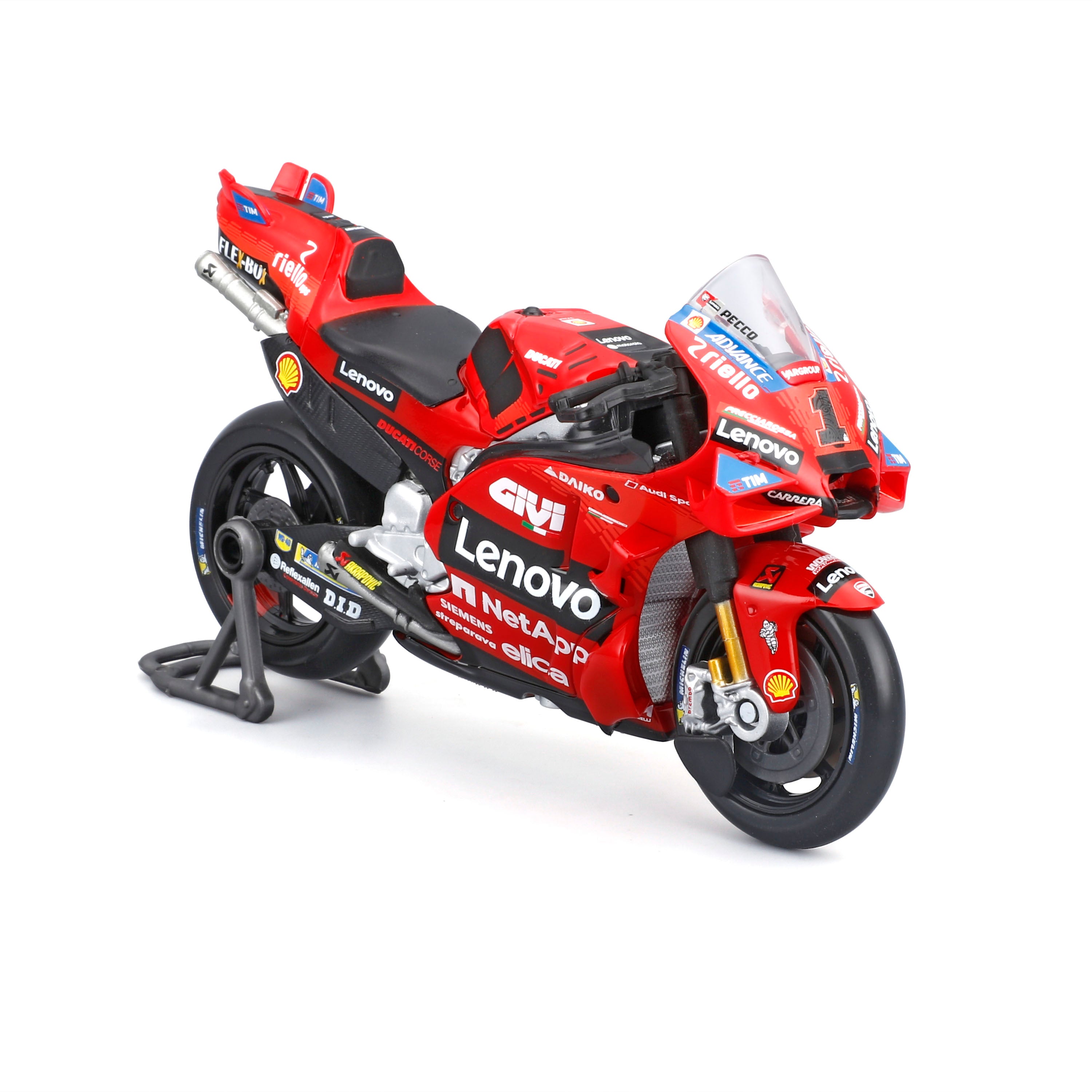 bburago-motorcycles-ducati-lenovo-2024-modellmotorrad-1-18-bagnaia image 5