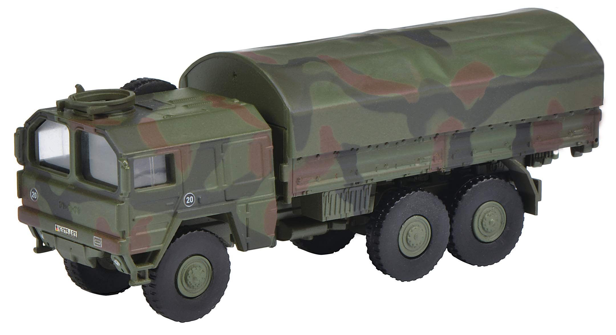 schuco-edition-man-7t-gl-bundeswehr-modellauto-1-87-flecktarn image 1
