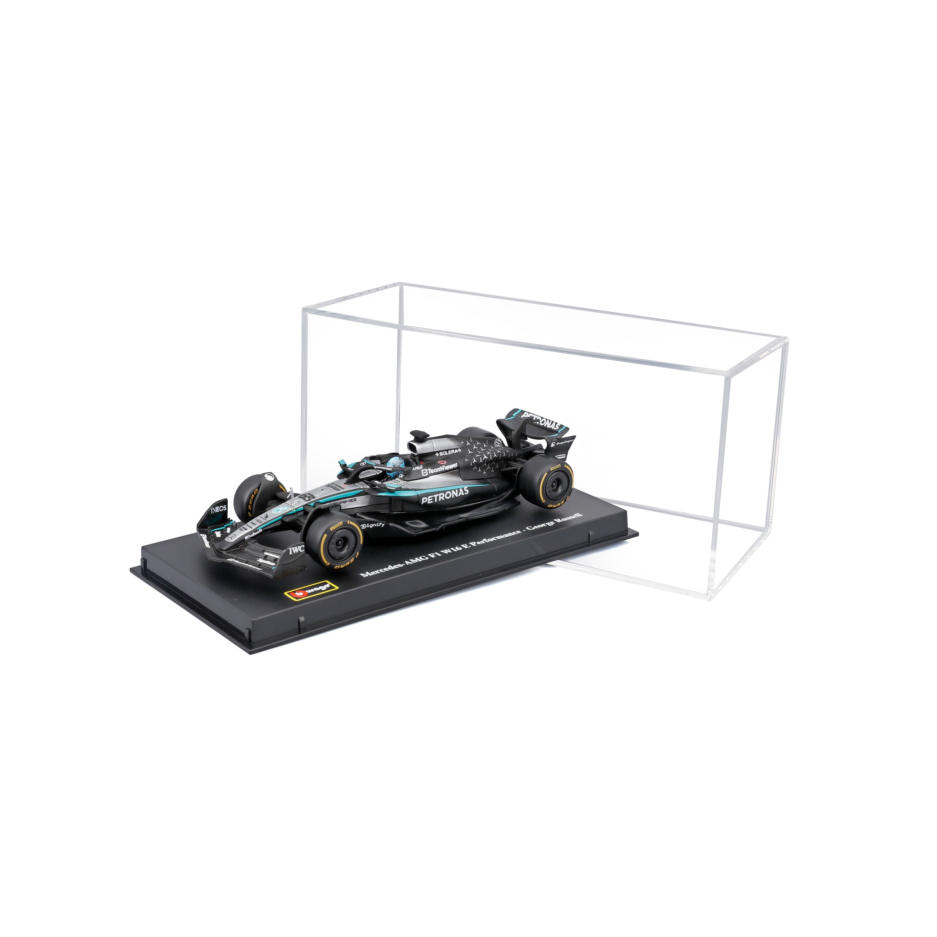 bburago-formula-1-mercedes-w16-russell-63-modellauto-1-43 image 1