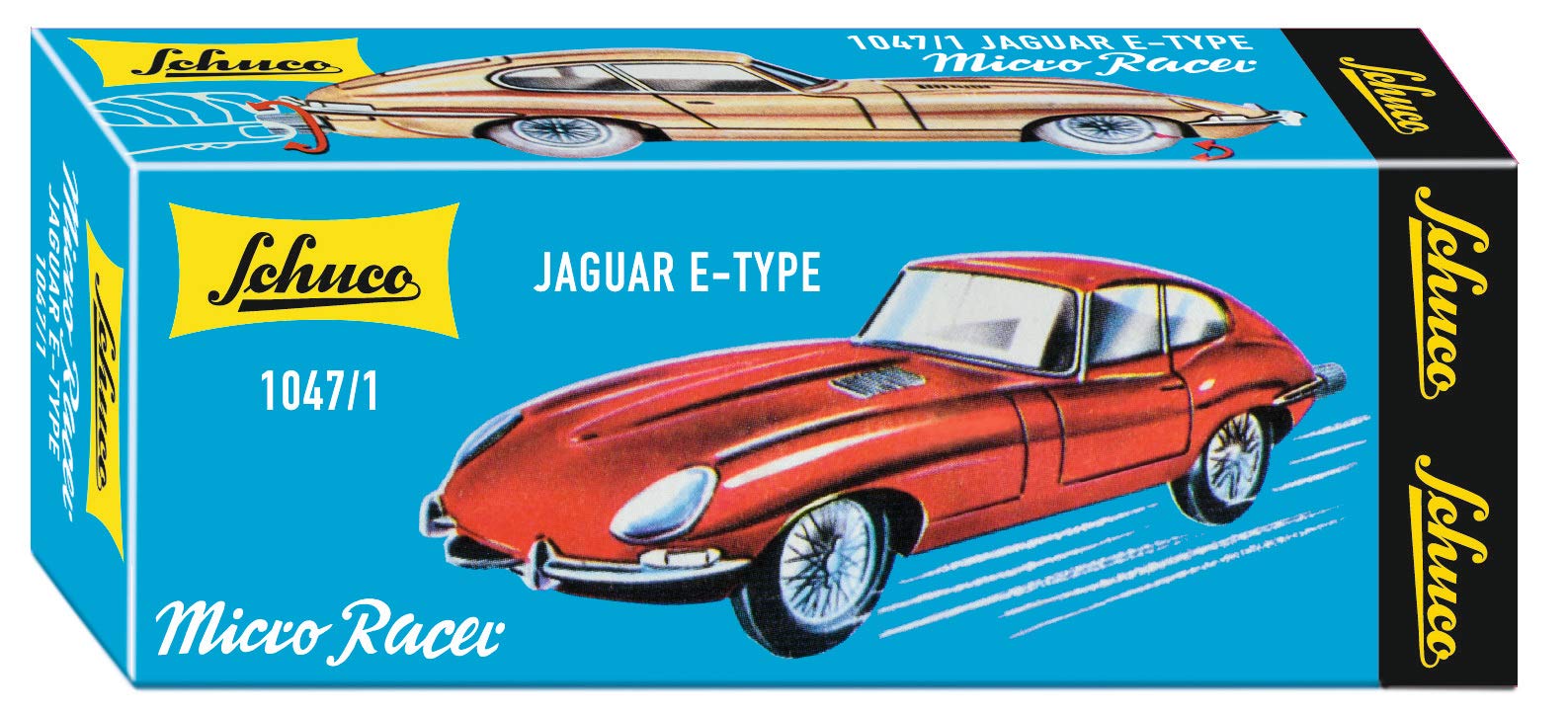 schuco-classic-micro-racer-jaguar-e-type-dunkelblau-limitiert image 3