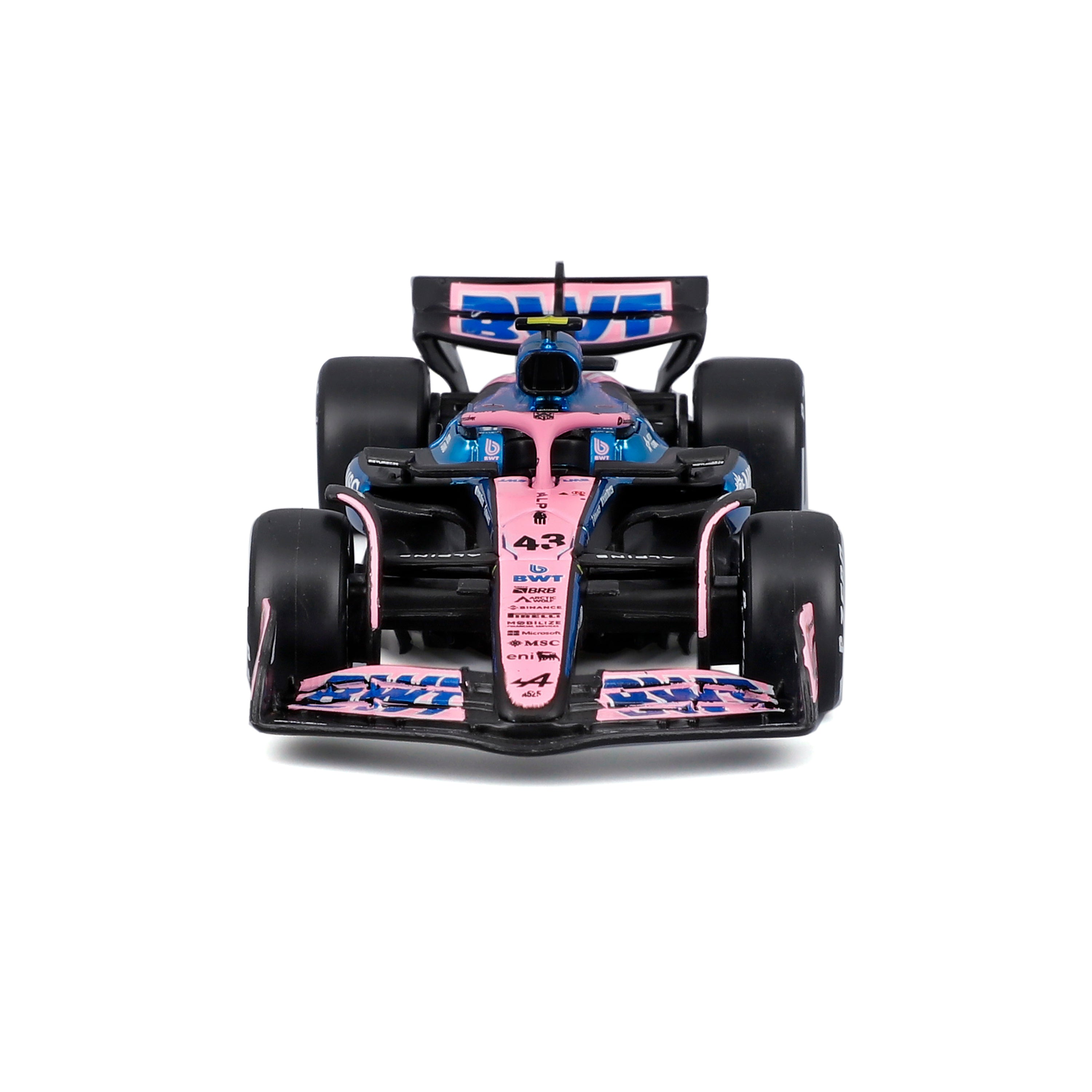 bburago-f1-alpine-a525-43-modellauto-1-43-blau-rosa-colapinto image 3
