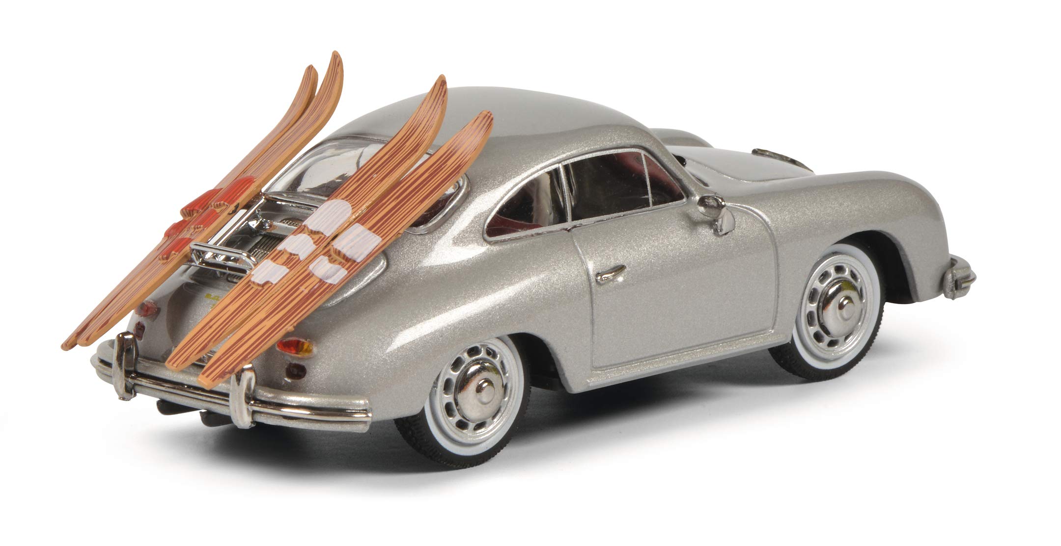 schuco-porsche-356a-modellauto-1-43-silber-mit-wasserski image 2