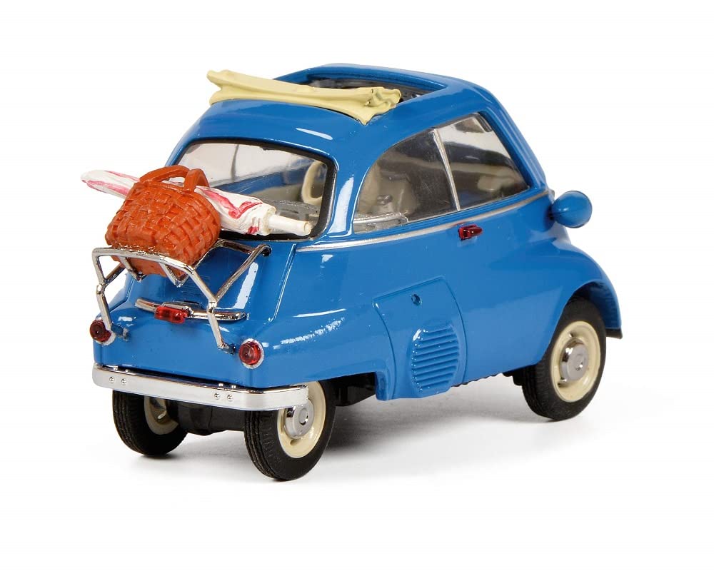 schuco-edition-bmw-isetta-picknick-modellauto-1-43-blau-mit-schirm image 2