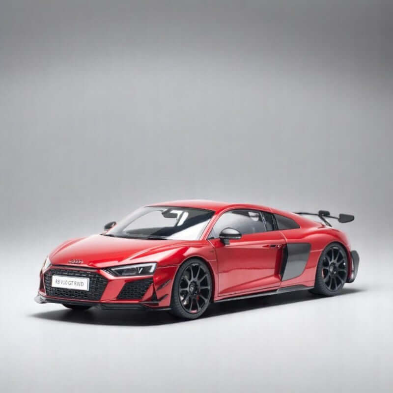 nzg-audi-r8-coup-gt-v10-modellauto-1-18-rot-metallic image 1