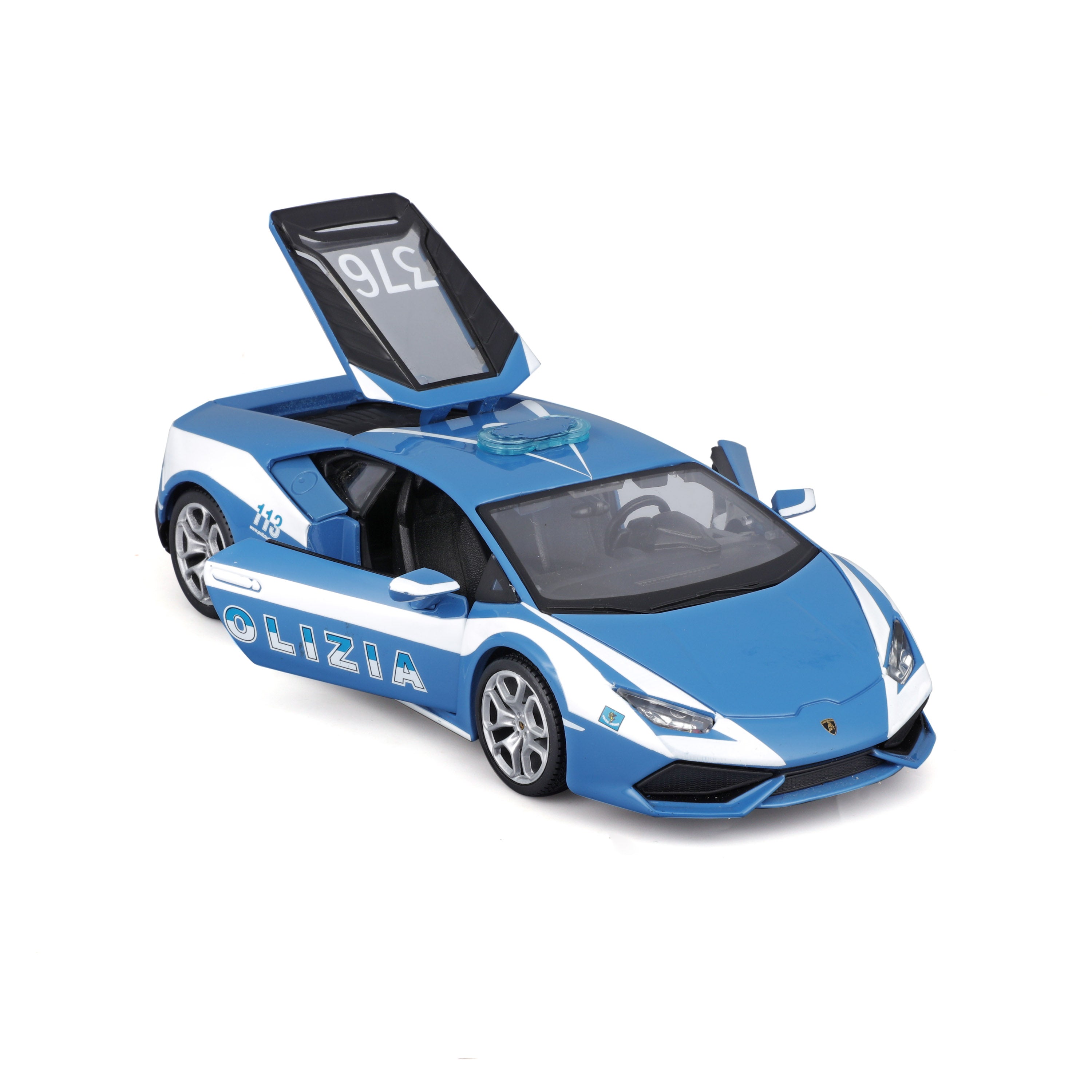 bburago-street-cars-lamborghini-hurac-n-police-modellauto-1-24 image 6