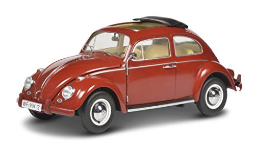 schuco-edition-vw-k-fer-faltdach-1963-modellauto-1-18-rot image 4