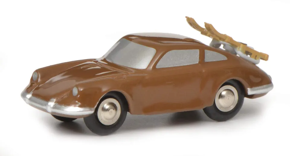 schuco-piccolo-porsche-911-skiurlaub-modellauto-metall image 1