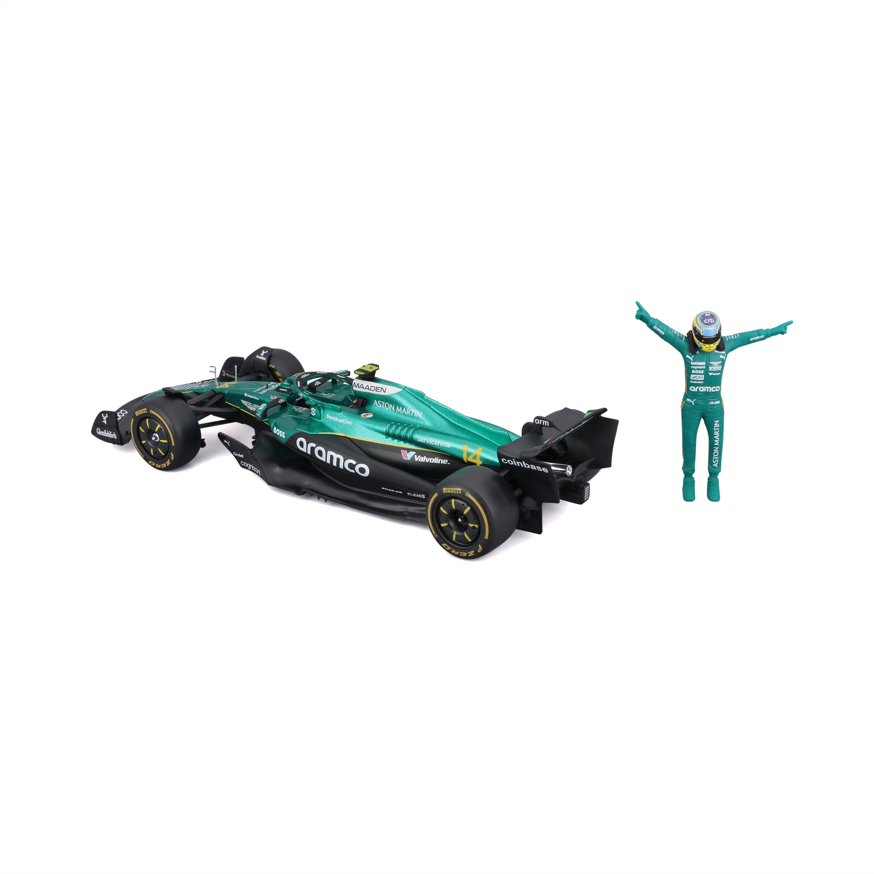 bburago-formula-1-aston-martin-amr25-modellauto-1-24-alonso image 5