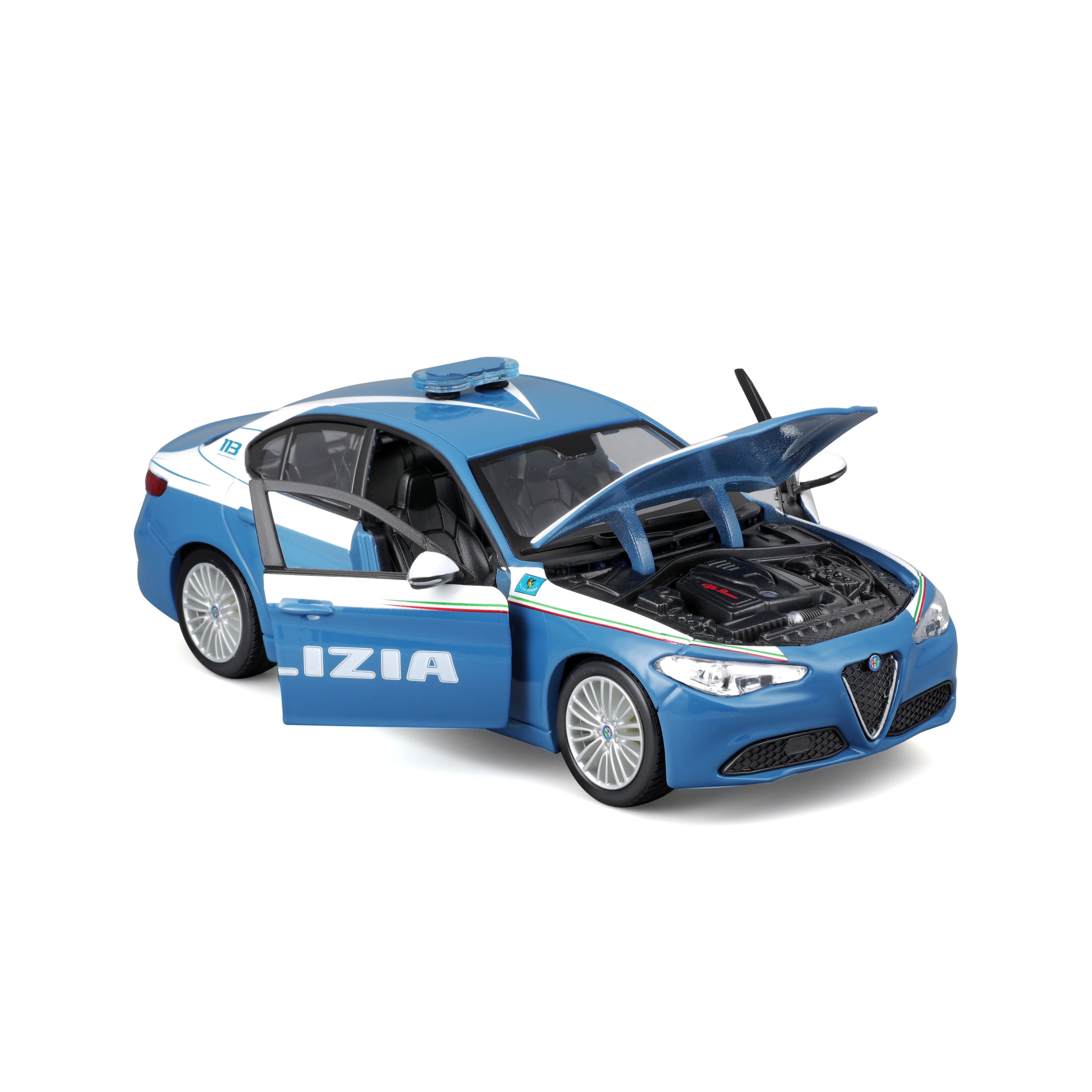 bburago-model-kit-alfa-romeo-giulia-polizei-1-24-bausatz image 6