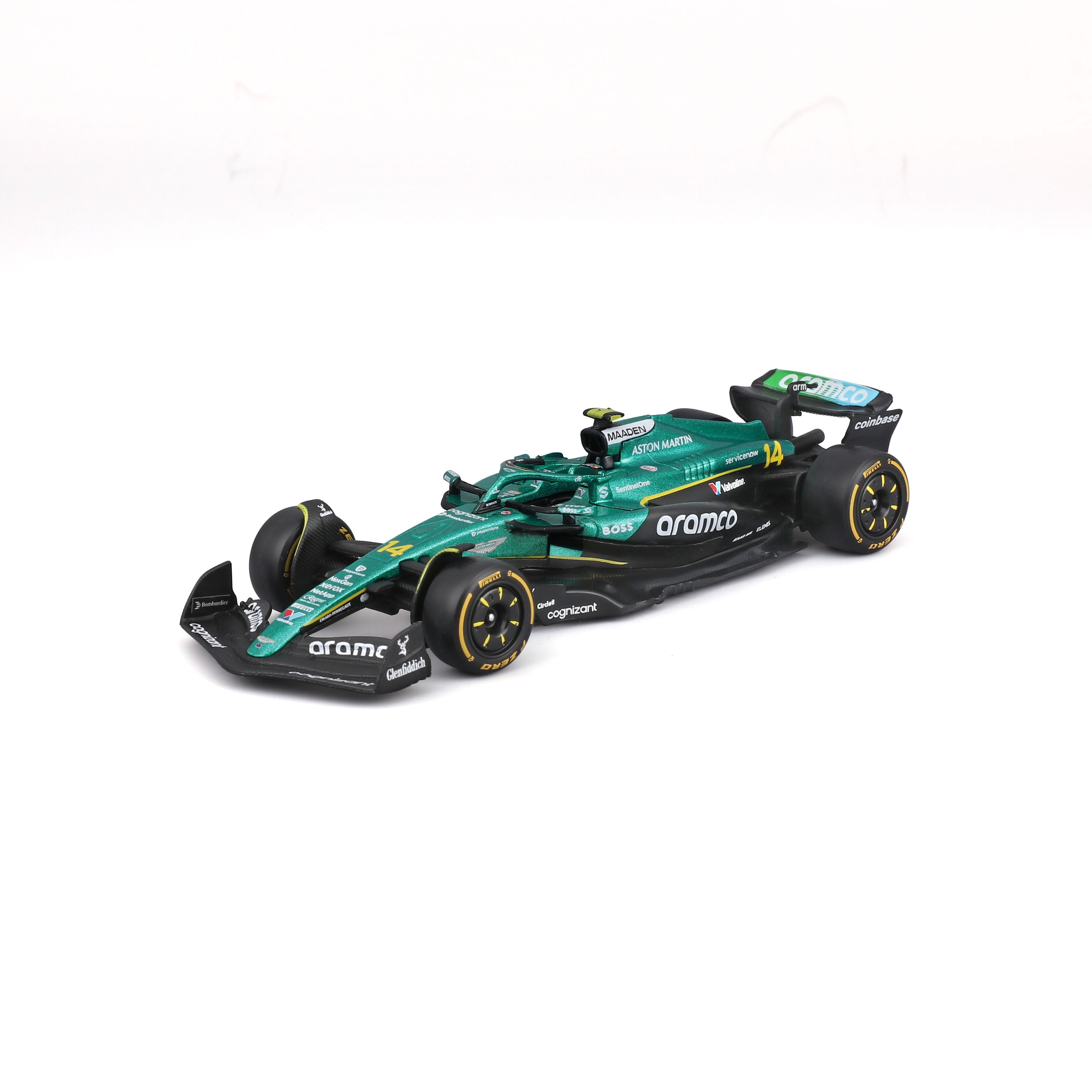 bburago-formula-1-aston-martin-amr25-alonso-modellauto-1-43-14 image 1