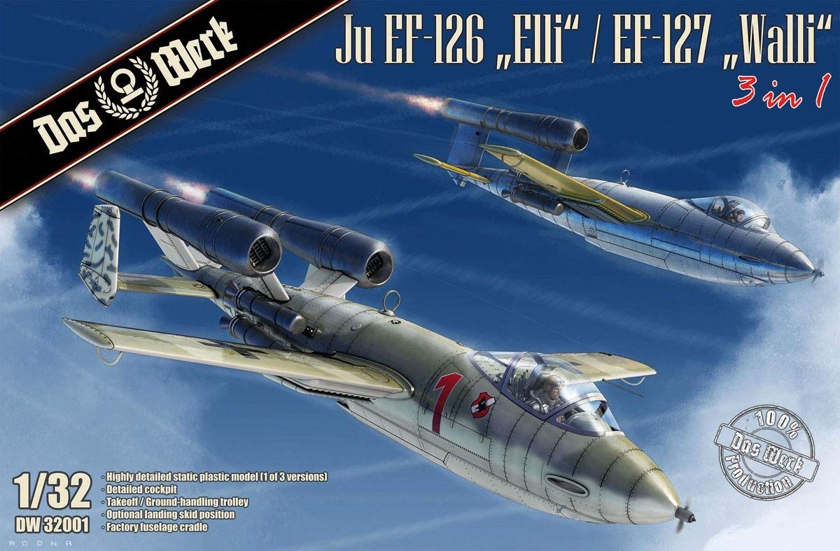 das-werk-1-32-32001-ju-ef-126-elli-flugzeug-bausatz-3in1 image 1