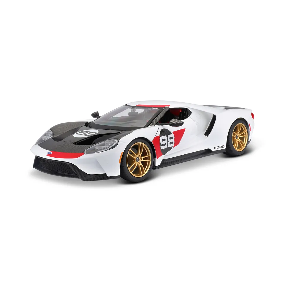 bburago-street-cars-ford-gt-2021-heritage-modellauto-1-18-wei image 1