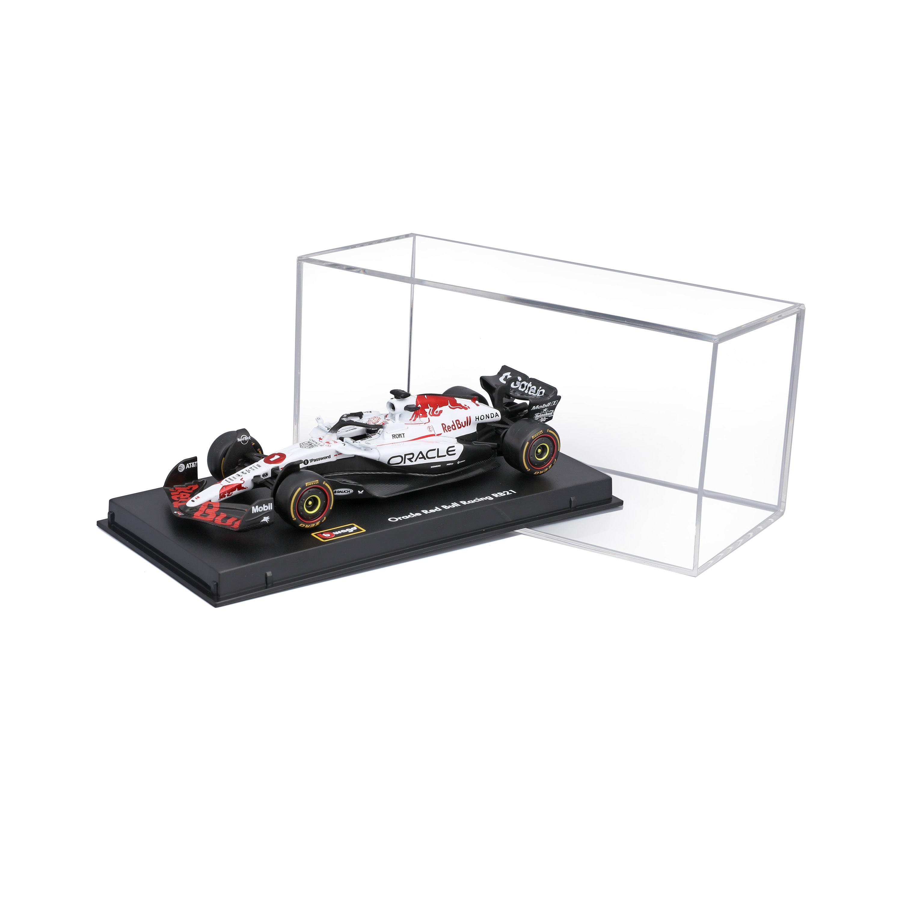bburago-formula-1-red-bull-rb21-modellauto-1-43-verstappen image 1