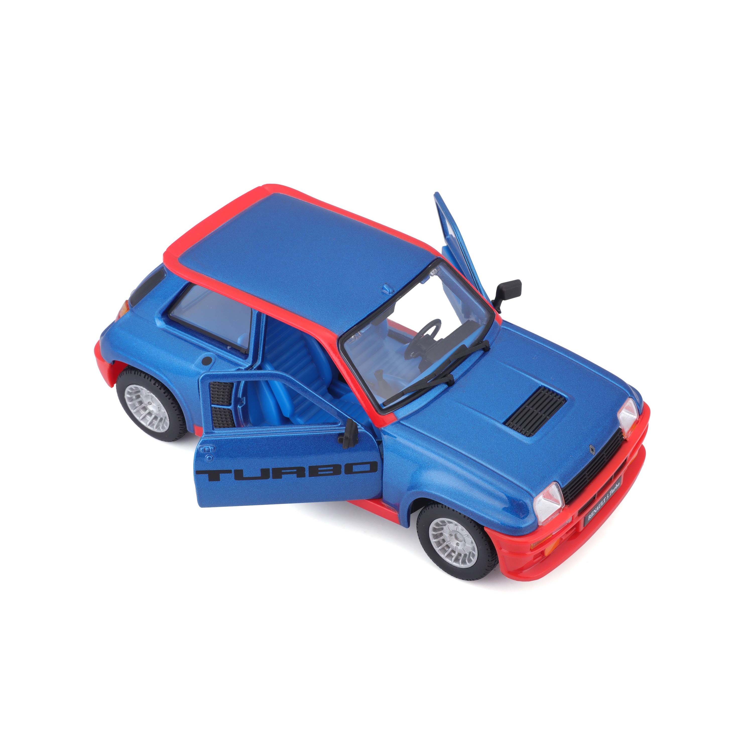 bburago-street-cars-renault-5-turbo-modellauto-1-24-blau image 4