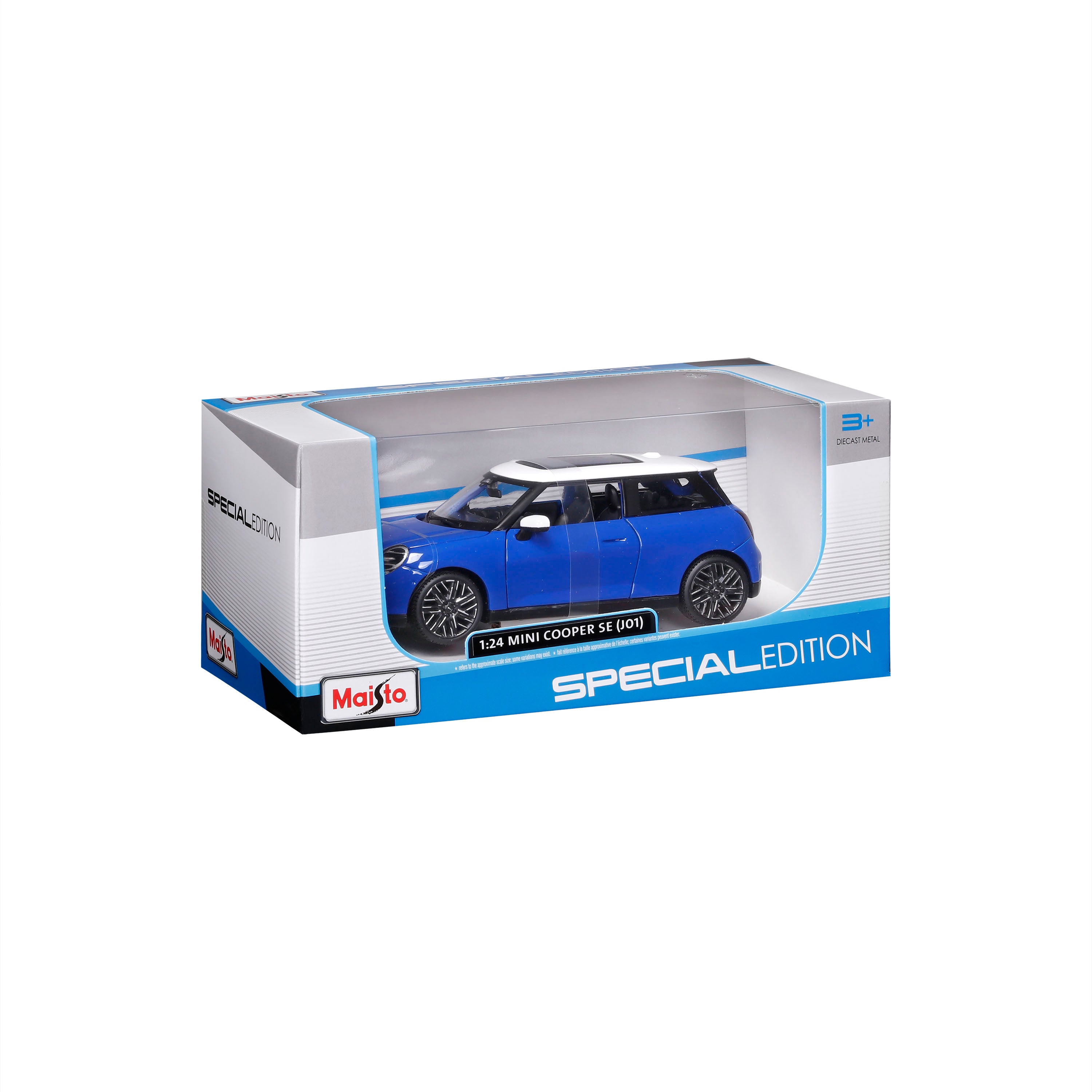 bburago-street-cars-mini-cooper-se-j01-modellauto-1-24-blau image 2