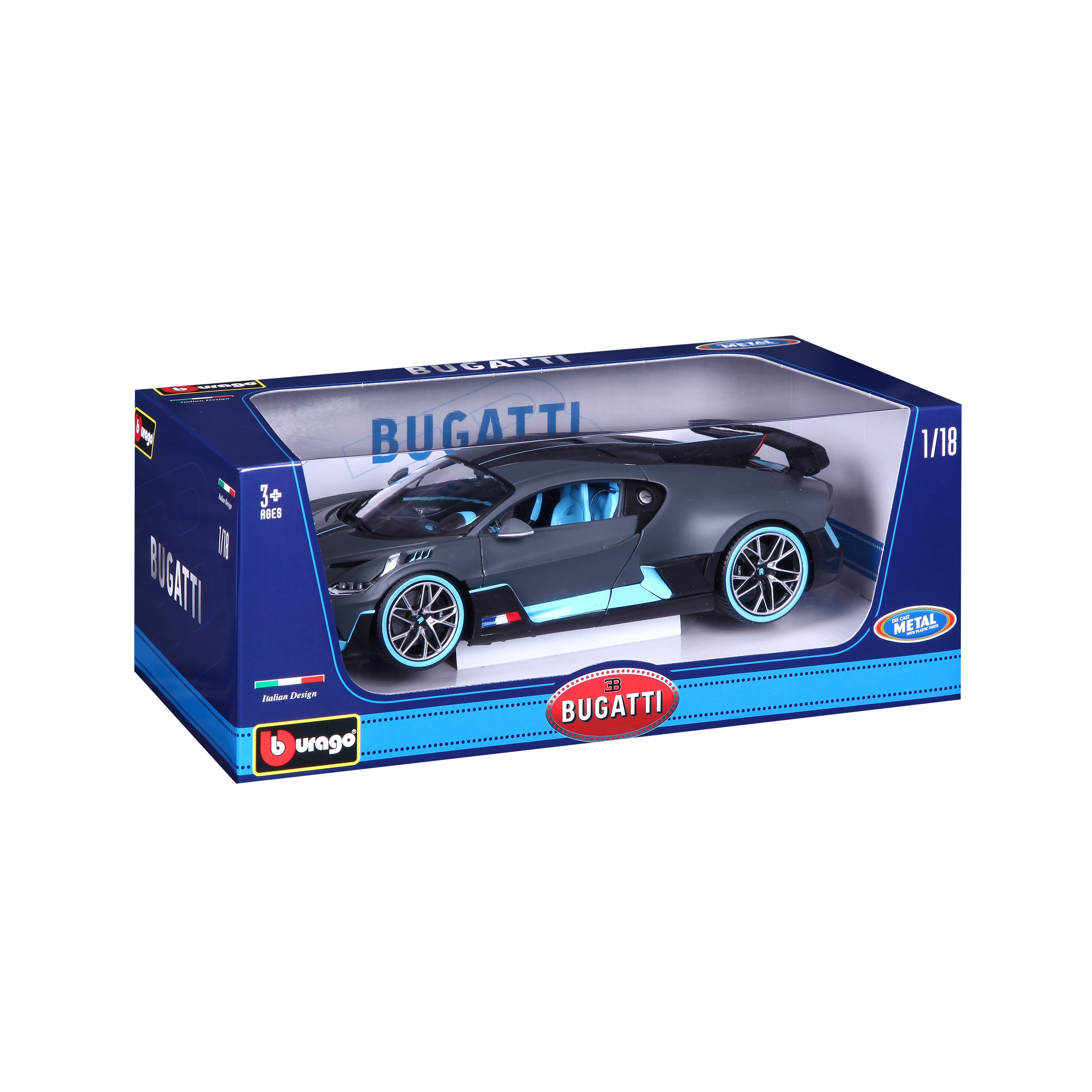 bburago-bugatti-divo-modellauto-1-18-dunkelgrau-matt image 2