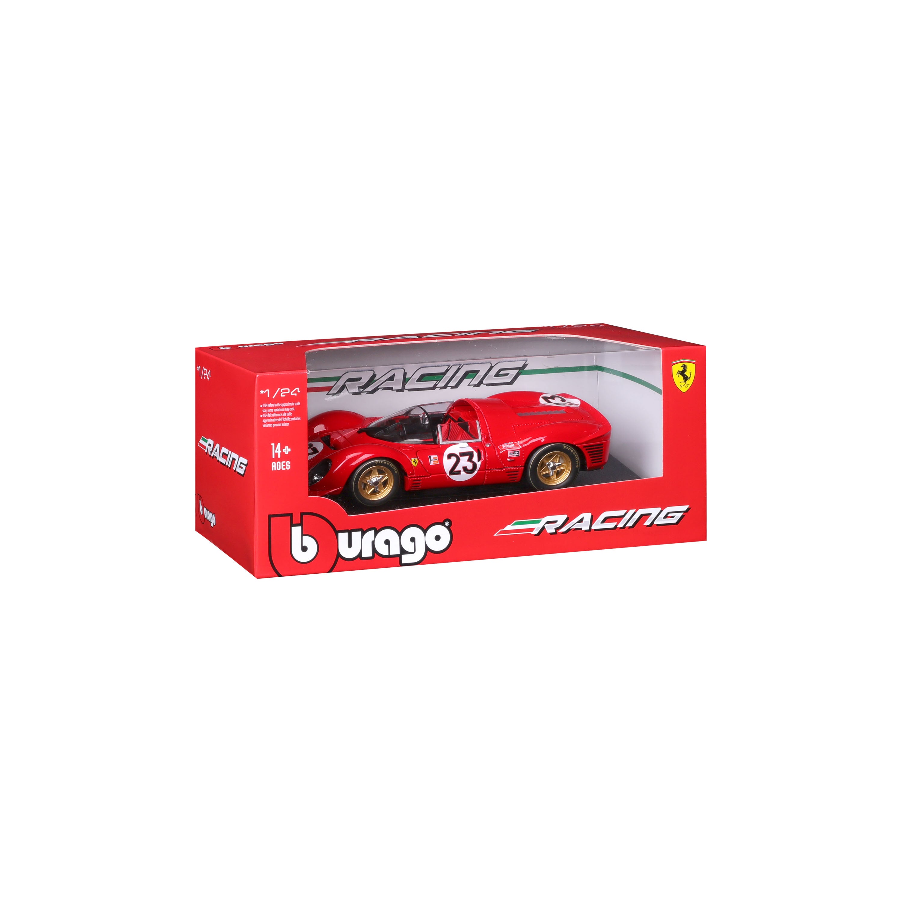 bburago-racing-ferrari-330-p4-daytona-modellauto-1-24-rot image 2