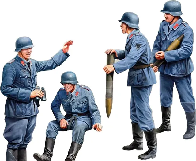 das-werk-dw35038-flak-crew-modellbausatz-1-35-luftwaffe image 1