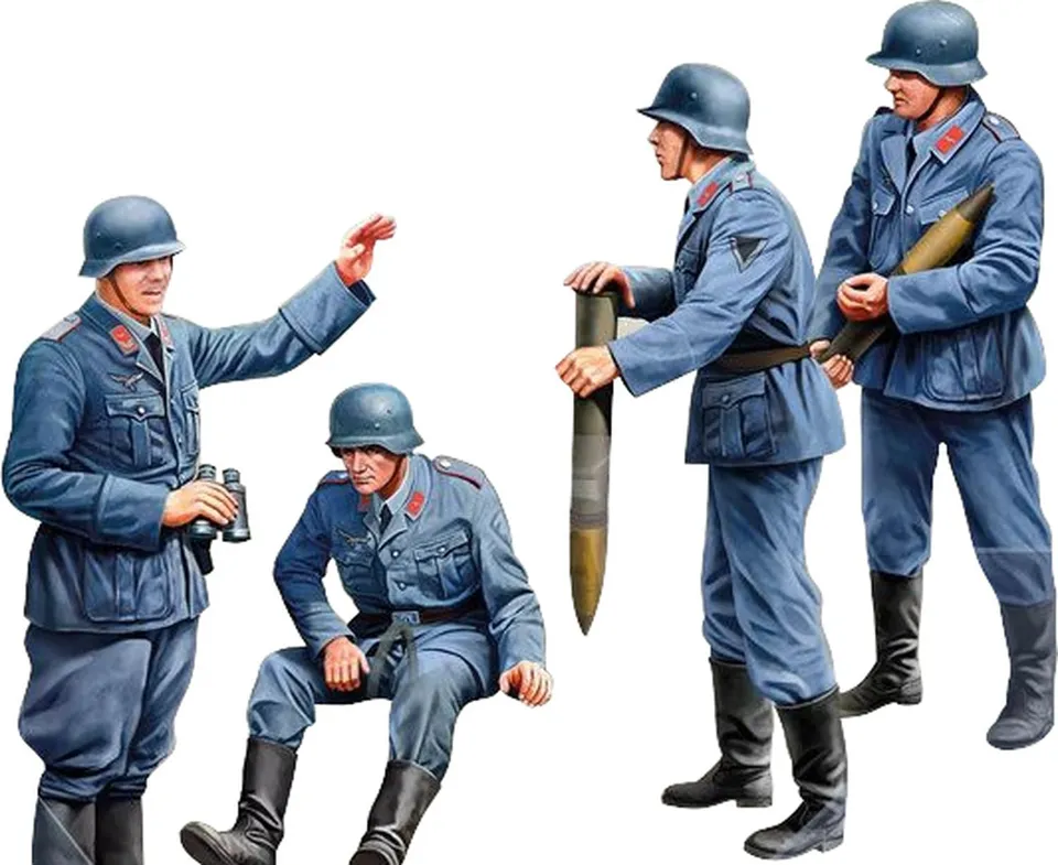 das-werk-dw35038-flak-crew-modellbausatz-1-35-luftwaffe image 1