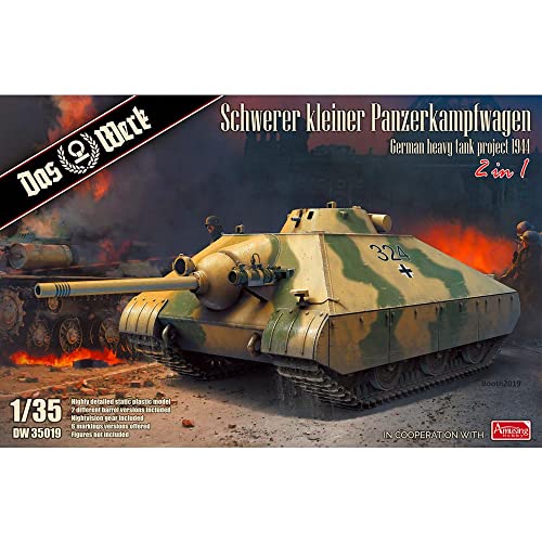 das-werk-dw35019-schwerer-kleiner-panzer-bausatz-1-35-1944 image 3