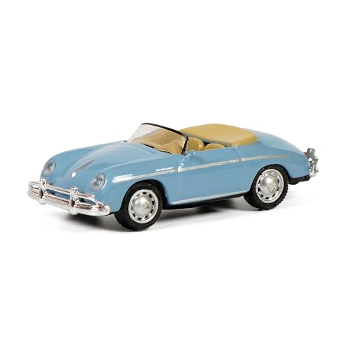 schuco-porsche-356-a-speedster-modellauto-1-87-blau-beige image 3