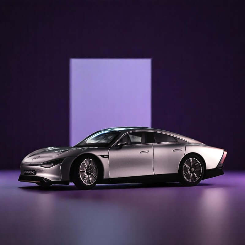 nzg-mercedes-benz-vision-eqxx-modellauto-1-18-silber image 1