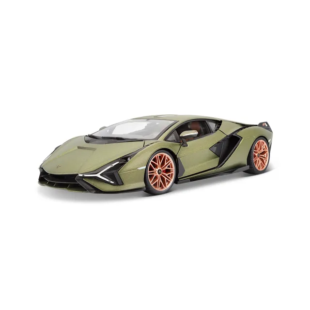 bburago-street-cars-lamborghini-sian-fkp-37-modellauto-1-18-gr-n image 1