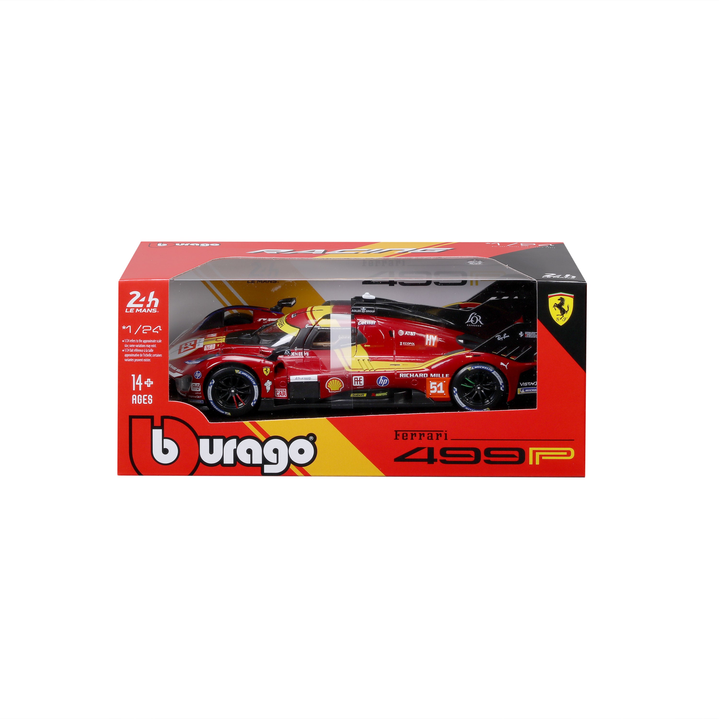 bburago-racing-ferrari-499p-51-modellauto-1-24-le-mans image 7