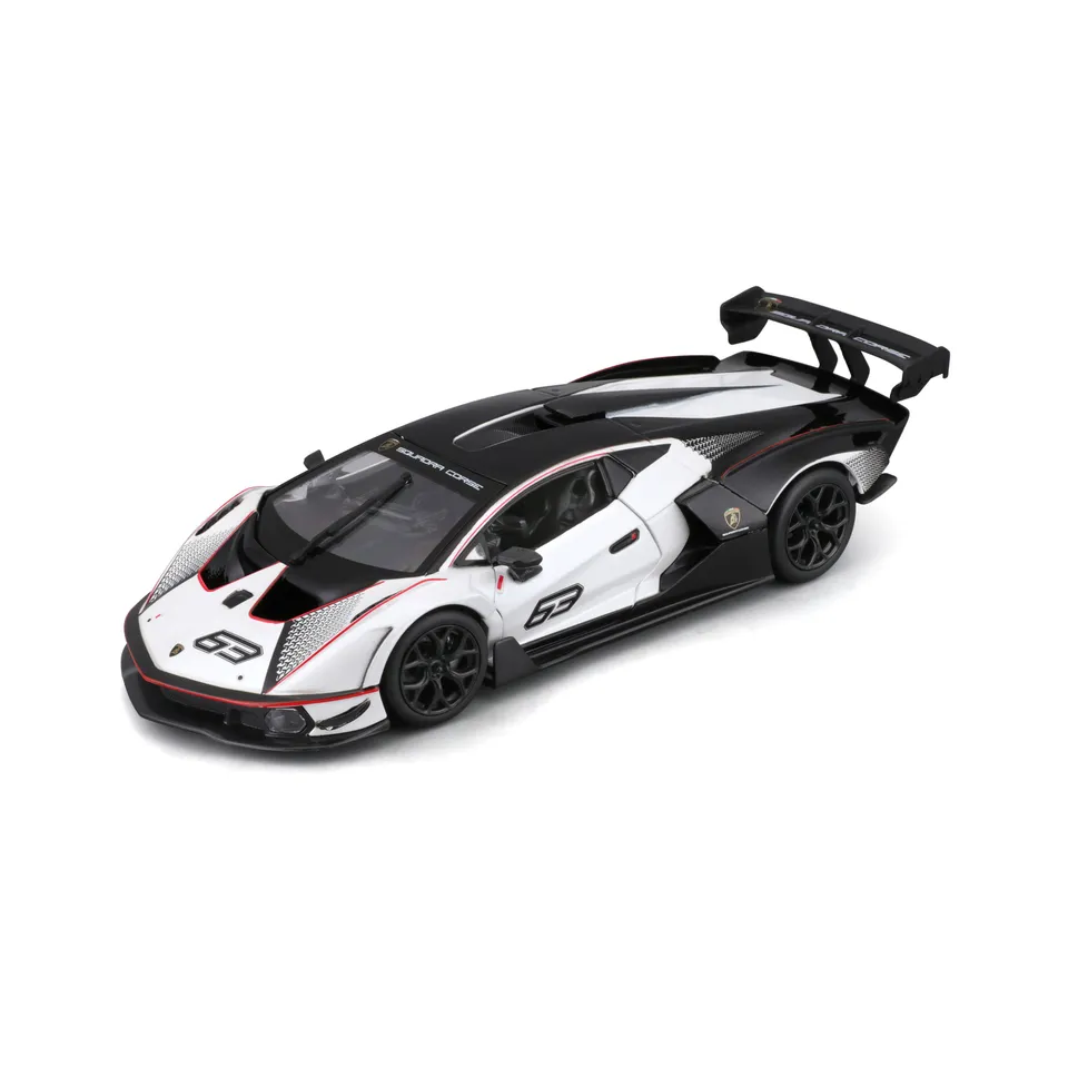 bburago-racing-lamborghini-essenza-scv12-modellauto-1-24-wei-schwarz image 1