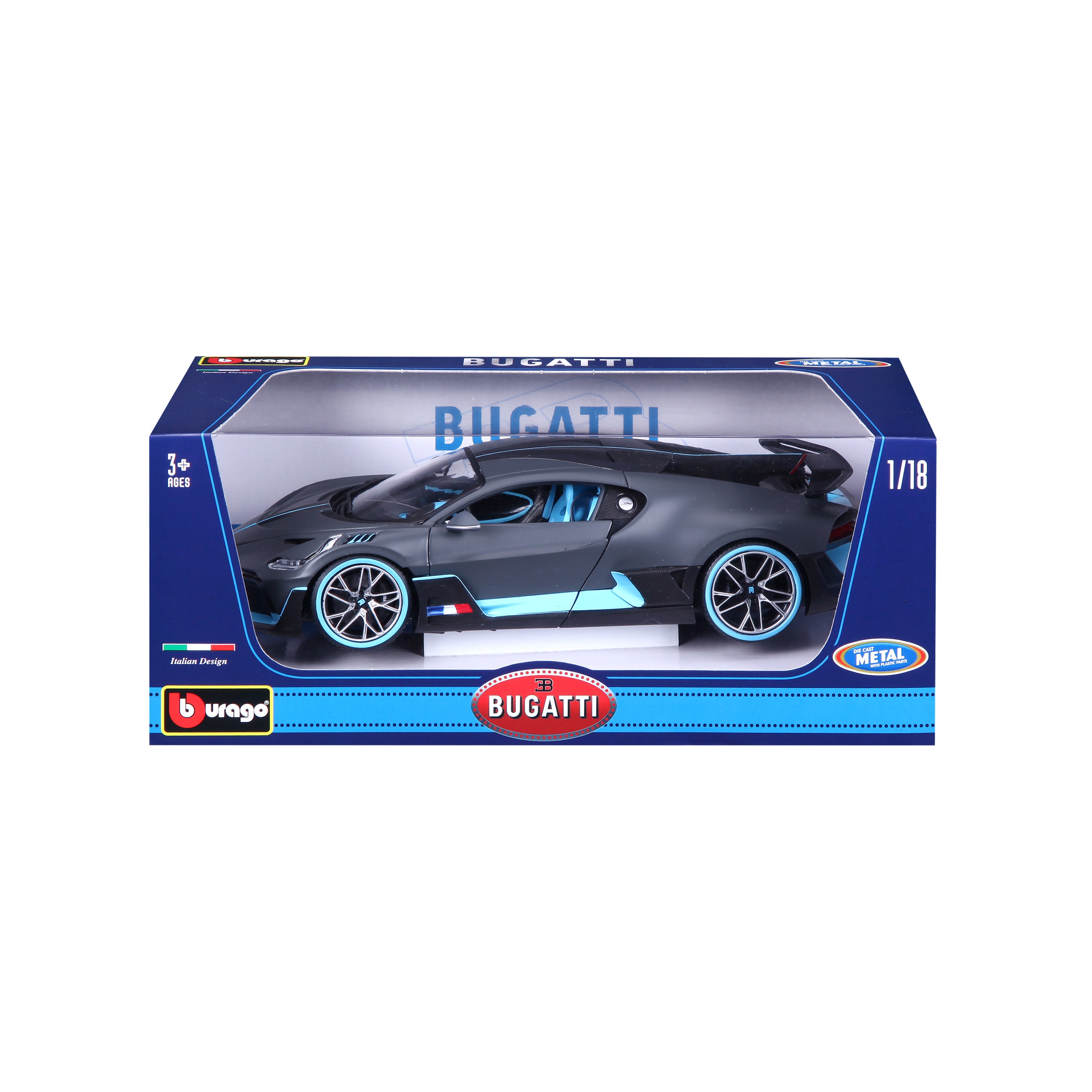 bburago-bugatti-divo-modellauto-1-18-dunkelgrau-matt image 7