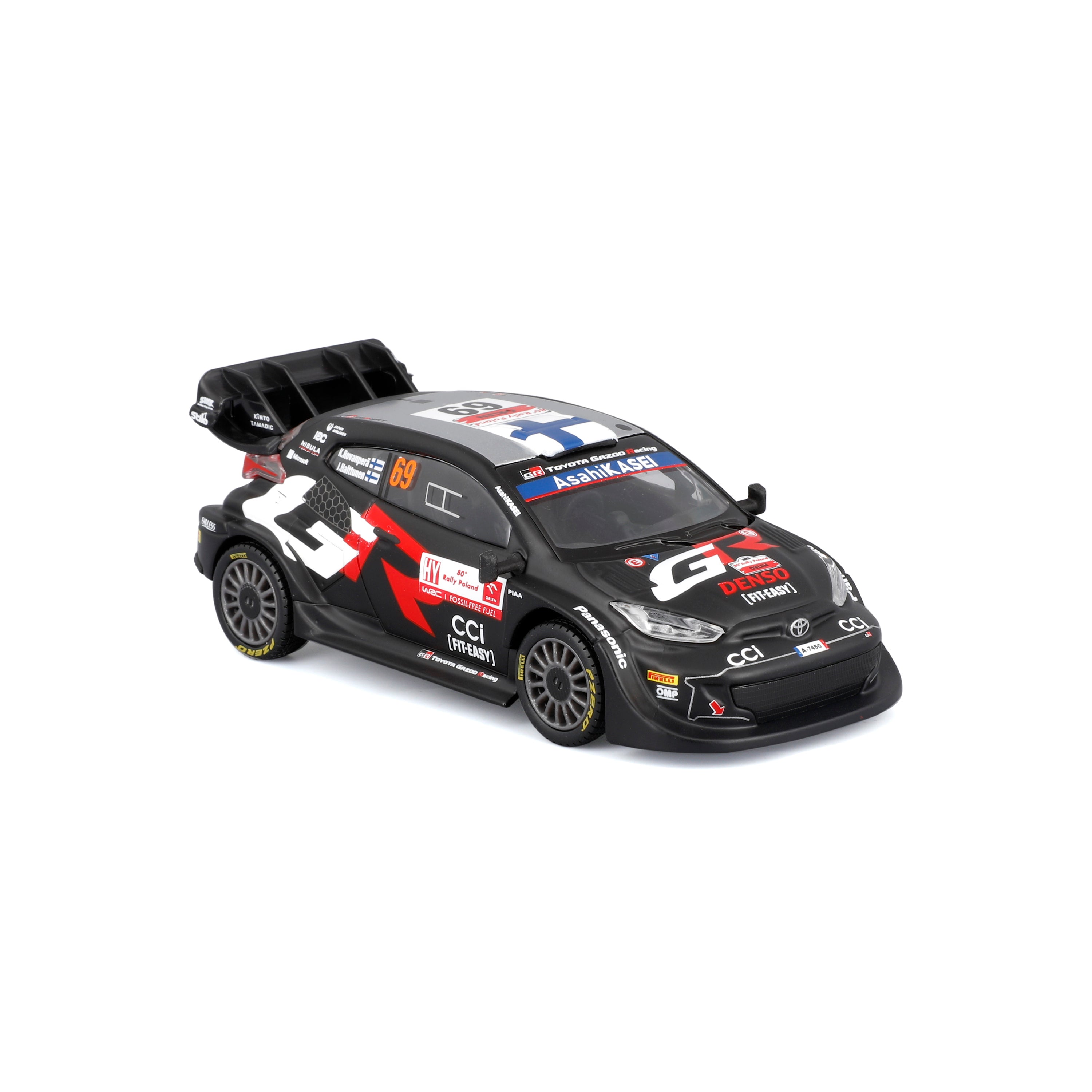bburago-racing-toyota-gr-yaris-rally1-69-modellauto-1-43-vitrine image 4