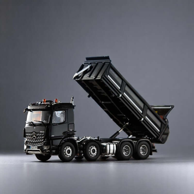 nzg-trucks-mercedes-arocs-8x4-meiller-kipper-1-50-schwarz image 1