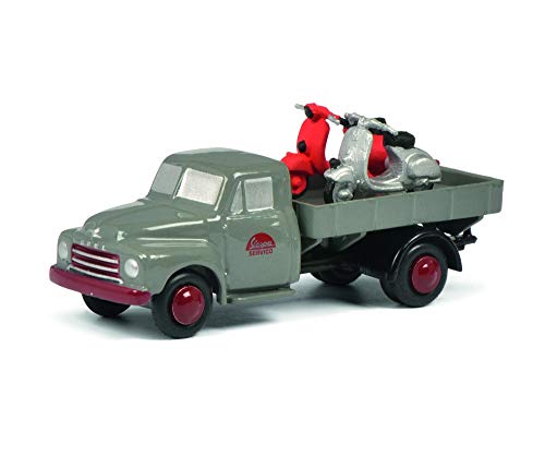 schuco-piccolo-opel-blitz-vespa-servico-modellauto-grau-limitiert image 5