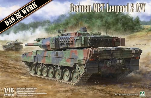 das-werk-1-16-leopard-2-a7v-dw16024-panzermodell-bausatz image 2