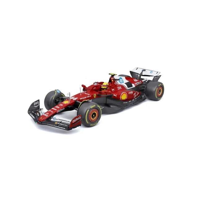 bburago-formula-1-ferrari-sf-25-hamilton-44-modellauto-1-18-rot image 1