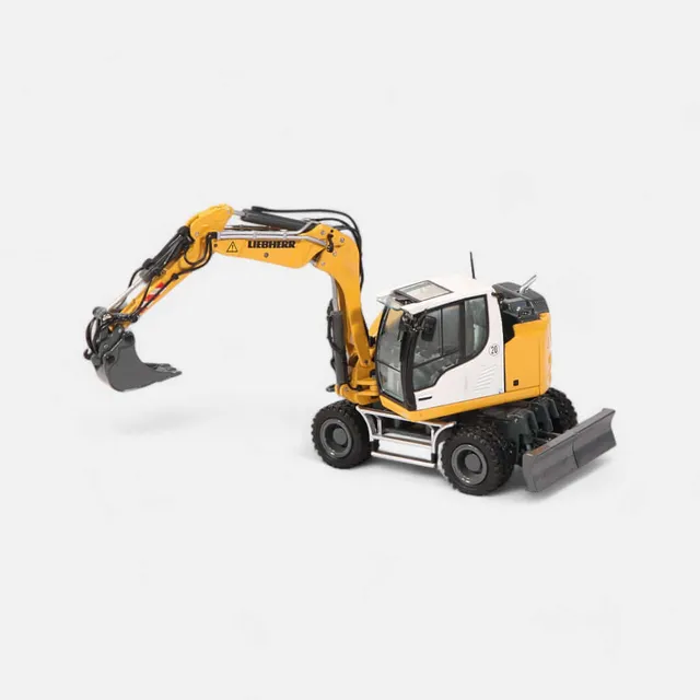 nzg-liebherr-a910-compact-bagger-1-50-zinkdruckguss image 1