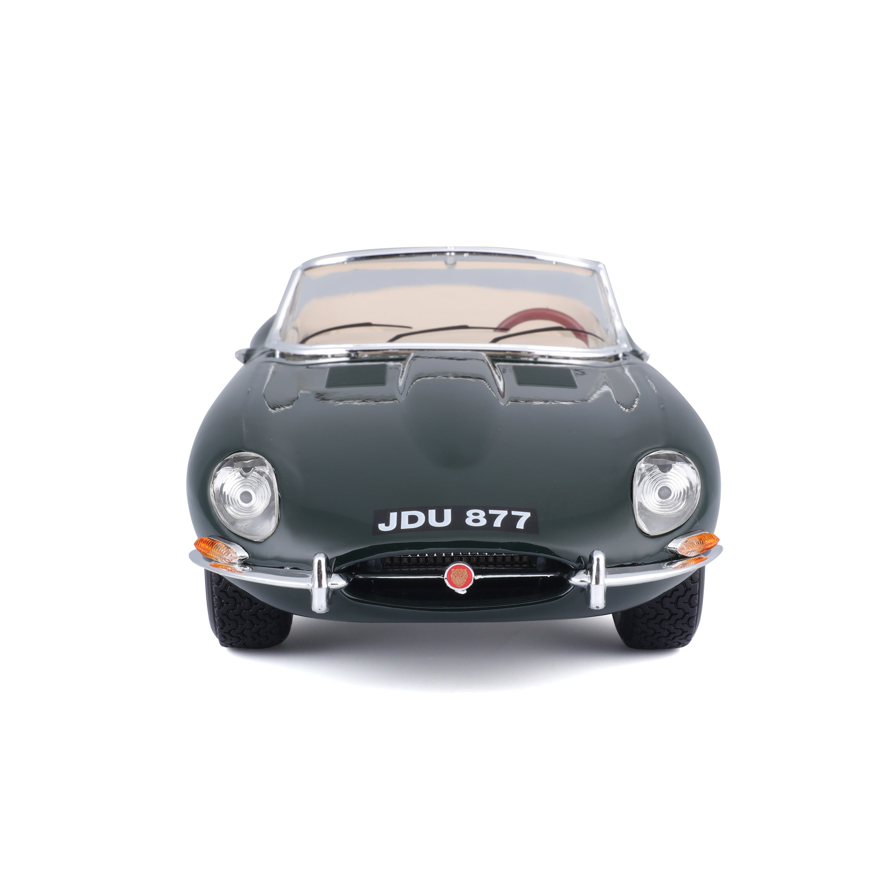 bburago-street-cars-jaguar-e-type-cabriolet-1-18-modellauto-gr-n image 3