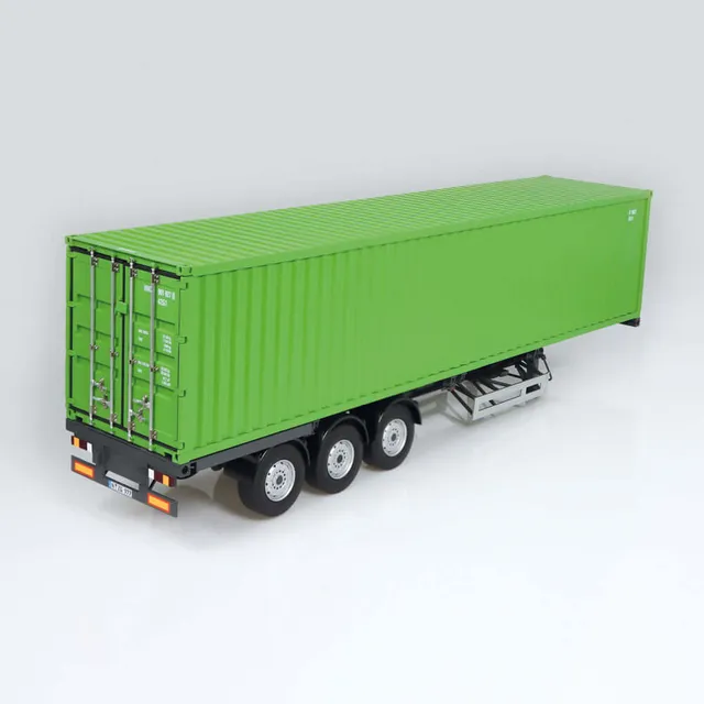 nzg-trailer-eu-40ft-container-lkw-modell-1-18-gr-n image 1