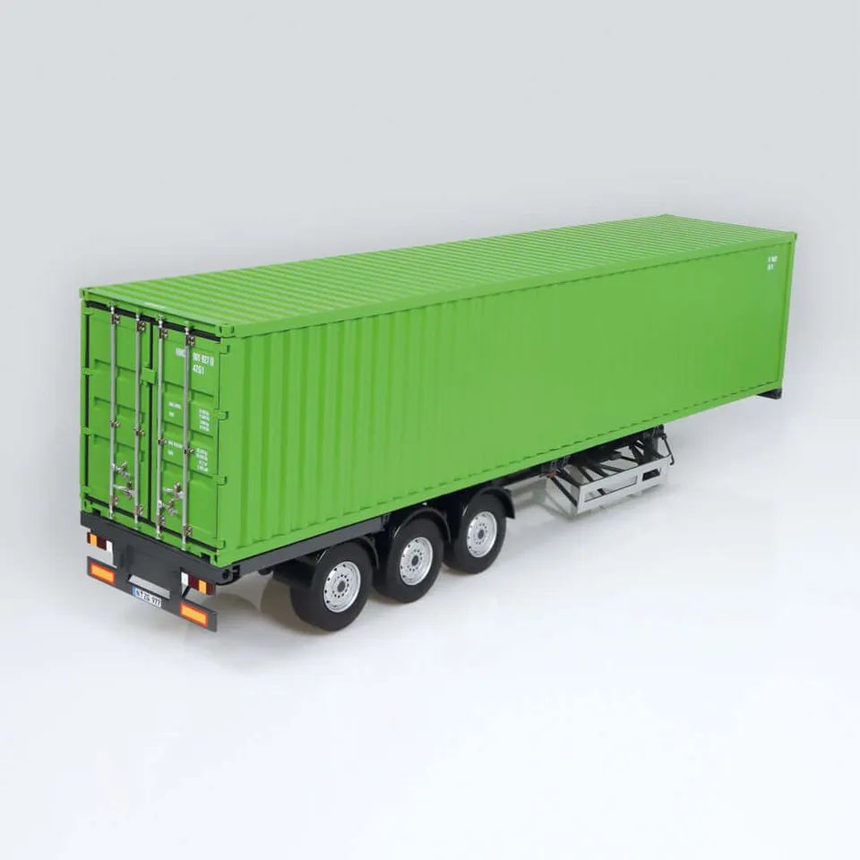 nzg-trailer-eu-40ft-container-lkw-modell-1-18-gr-n image 1