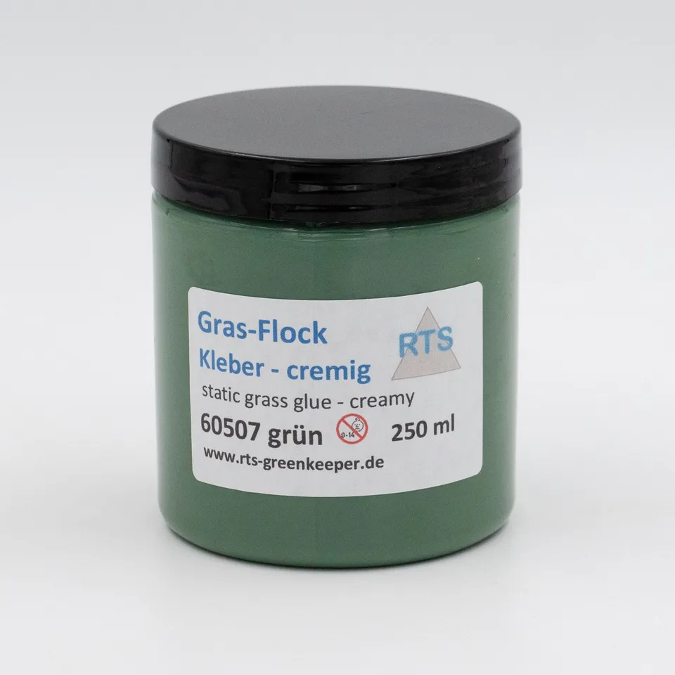 rts-greenkeeper-klebstoffe-gras-flock-kleber-gr-n-250ml image 1