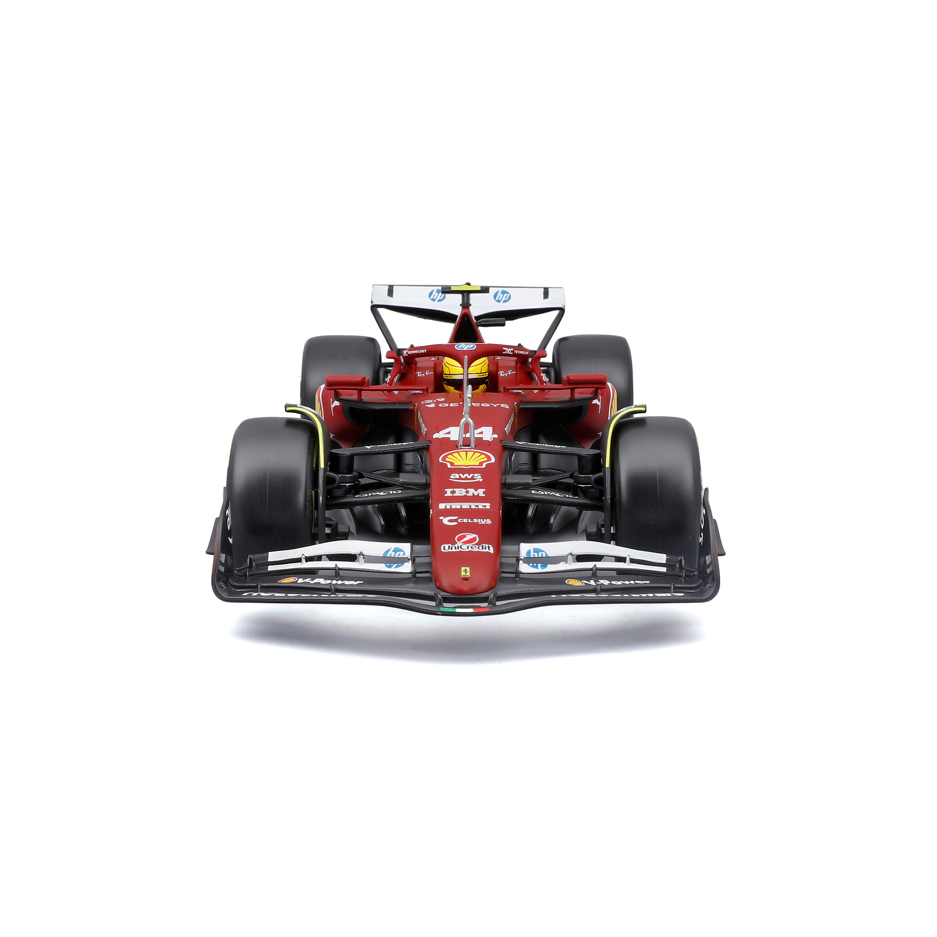 bburago-formula-1-ferrari-sf-25-hamilton-44-modellauto-1-18-rot image 4