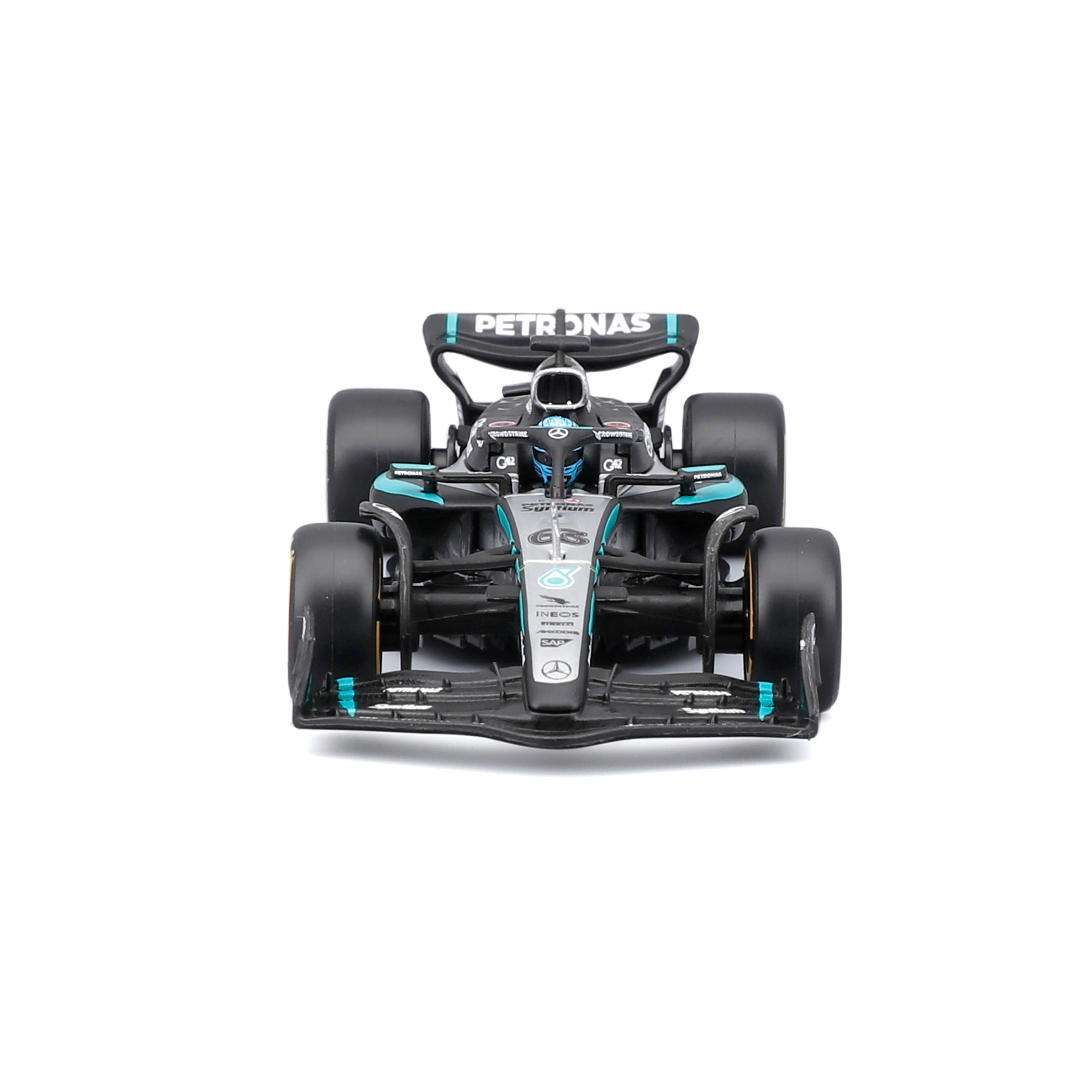 bburago-formula-1-mercedes-w16-russell-63-modellauto-1-43 image 4