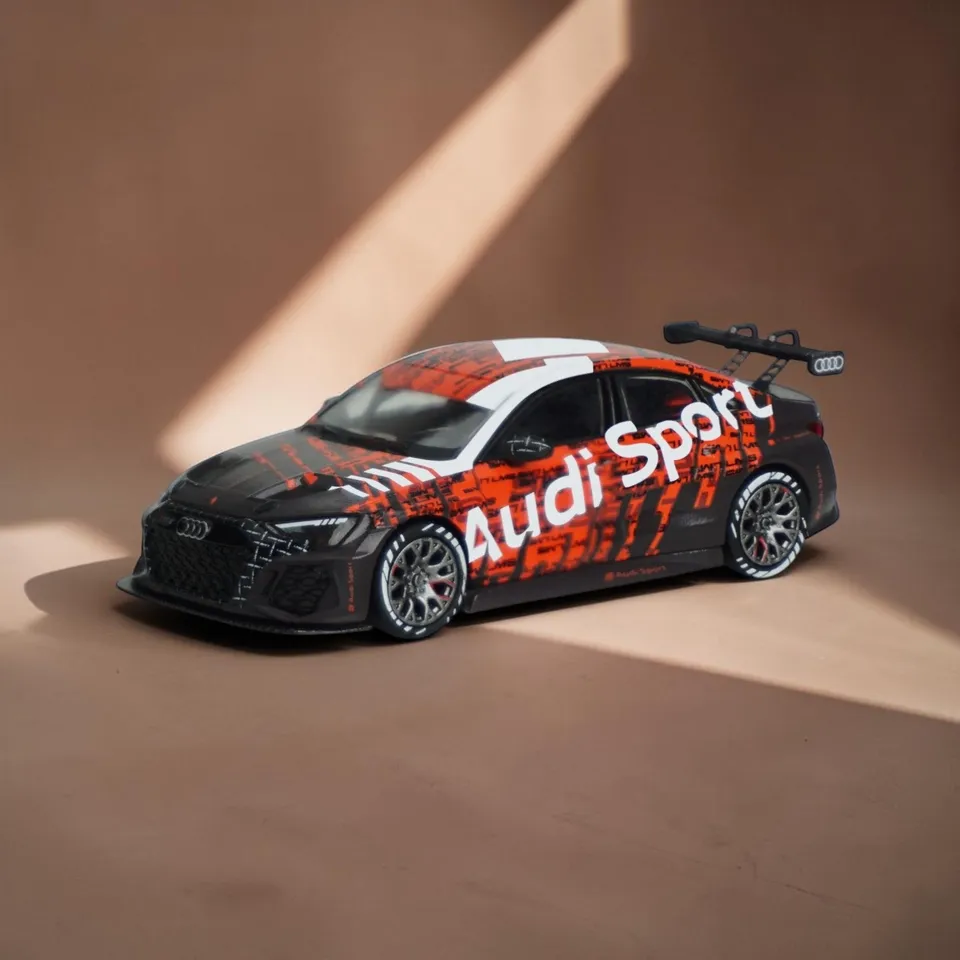 nzg-audi-rs-3-lms-presentation-modellauto-1-18-rennwagen image 1